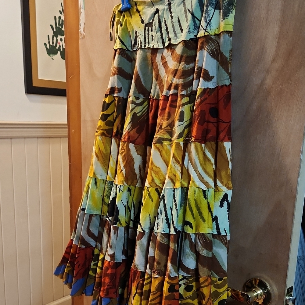 Alberto Makali Multicolor A-Line Skirt